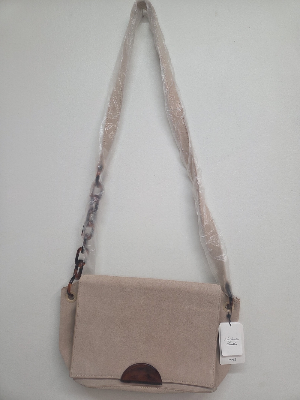 Unknown Brand Beige Crossbody Shoulder Bag